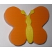 Úchyt Motýlek oranžový